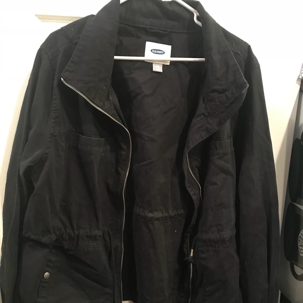 Black Old Navy Cargo Jacket!